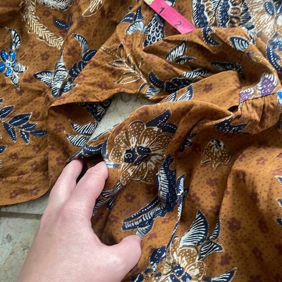 CARA CARA Millbrook Paisley-print Dress In Batik Brown - Picture 14 of 16